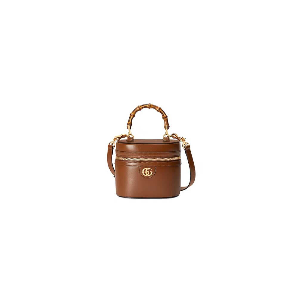 GG Mini bamboo shoulder bag