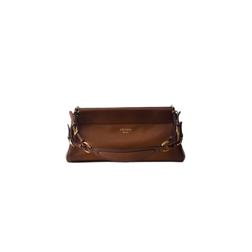 Prada Enchaine medium leather bag(HIGH-END GRADE)