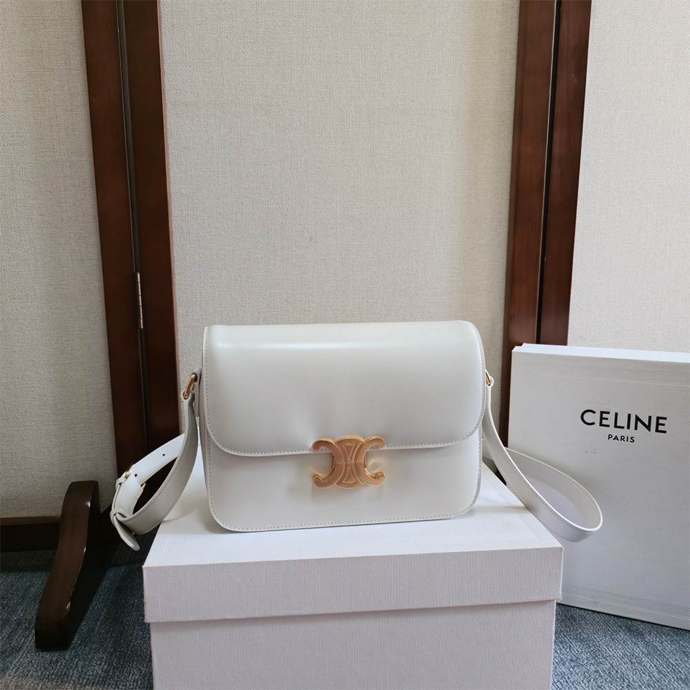 Alternative view of Celine TEEN TRIOMPHE BAG IN shiny calfskin(HIGH-END GRADE)