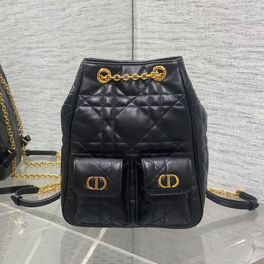 Alternative view of Dior Medium Dior Caro Multicarry Backpack with Chain(HIGH-END GRADE)