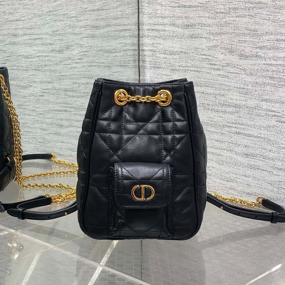 Alternative view of Dior Small Dior Caro Multicarry Backpack with Chain(HIGH-END GRADE)