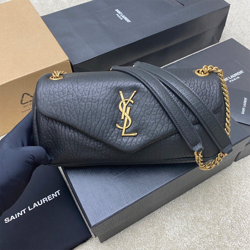YSL calypso medium in grained lambskin - Image 3