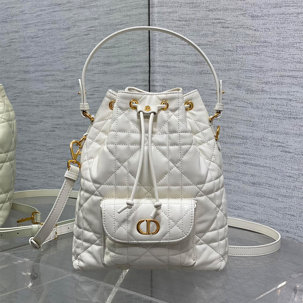 Dior Caro Small Bucket Bag - Image 7