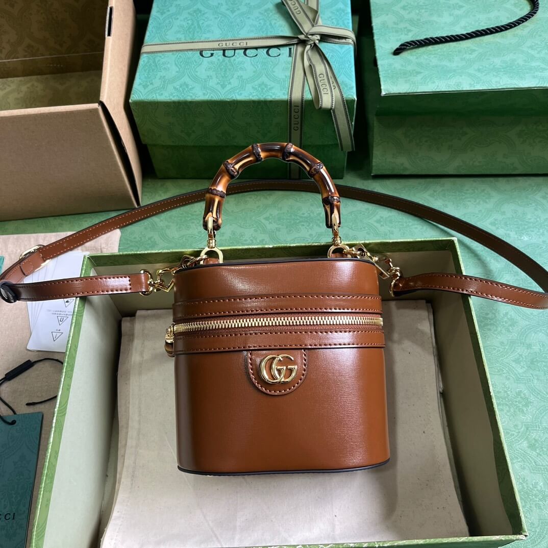 GG Mini bamboo shoulder bag - Image 8