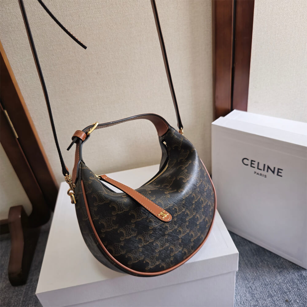 Teen Celine Lulu IN TRIOMPHE CANVAS AND CALFSKIN - Image 4