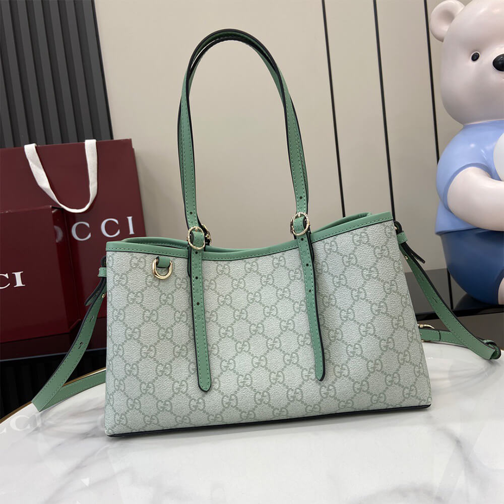 Alternative view of GG Emblem medium tote bag