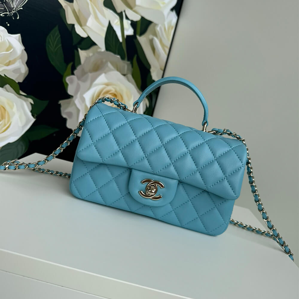 CHANEL Mini Classic Handbag With Top Handle - Image 3