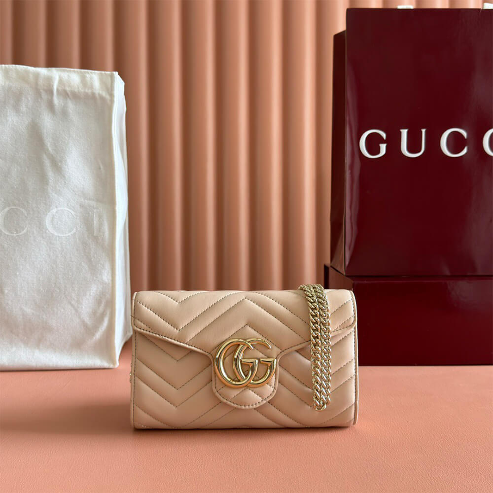 GG Marmont wallet on chain - Image 8