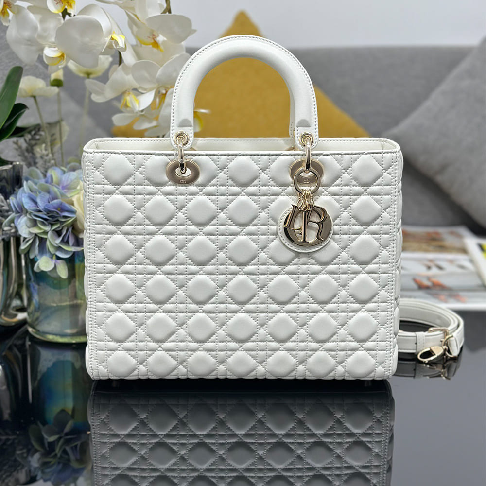 Dior Large Lady Dior Bag(HIGH-END GRADE) - Image 4