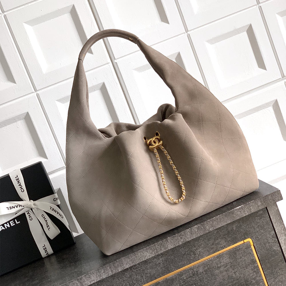 Chanel LARGE HOBO BAG SUEDE(HIGH-END GRADE) - Image 5