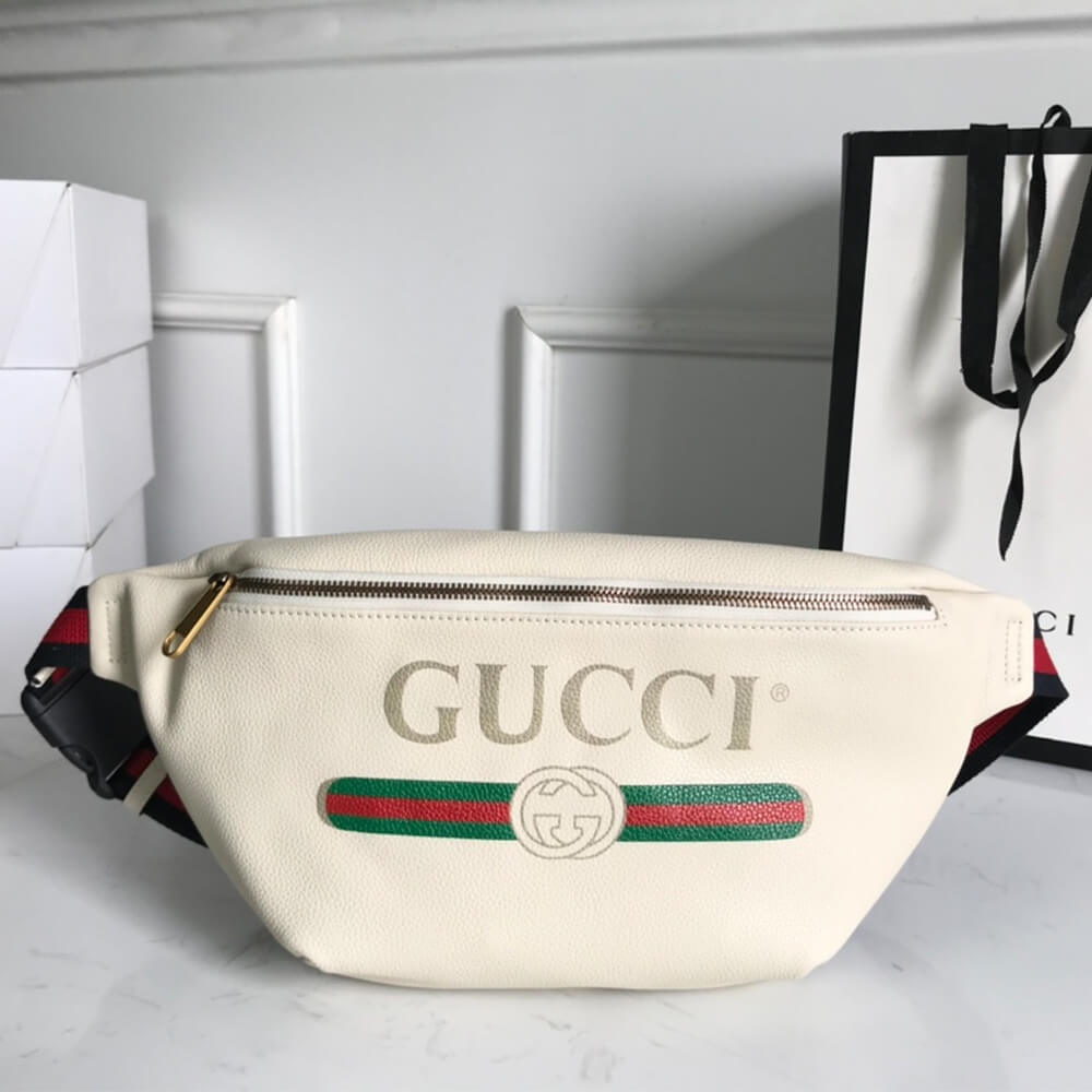 GUCCI Print Belt Bag - Image 5