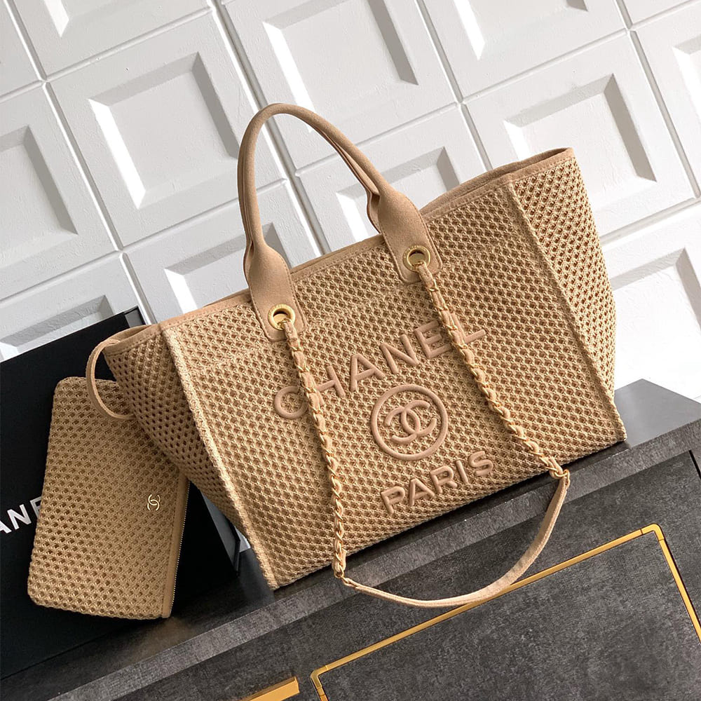 CHANEL Deauville Large Tote(HIGH-END GRADE) - Image 4