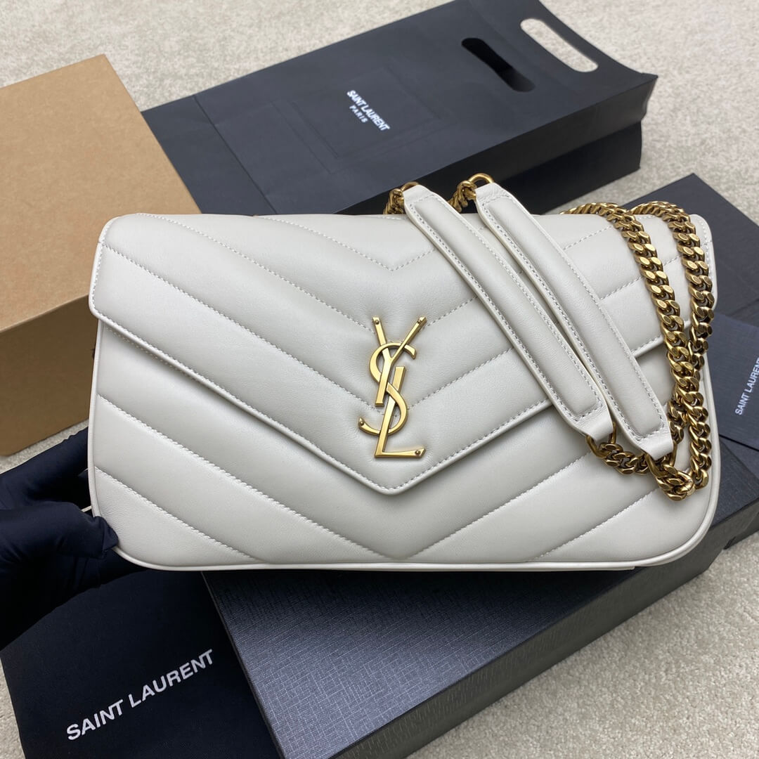 YSL LOULOU medium in MATELASSÉ lambskin - Image 7