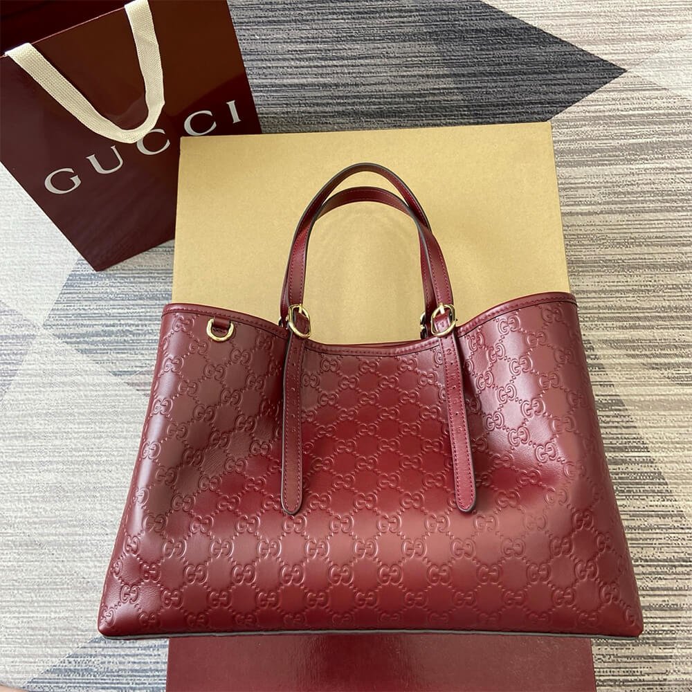 GG Emblem large tote bag - Image 3