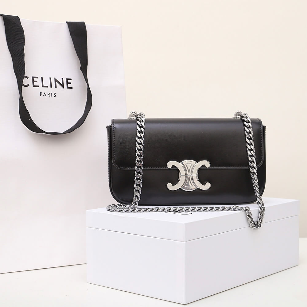 Alternative view of CELINE CHAIN SHOULDER BAG CLAUDE
