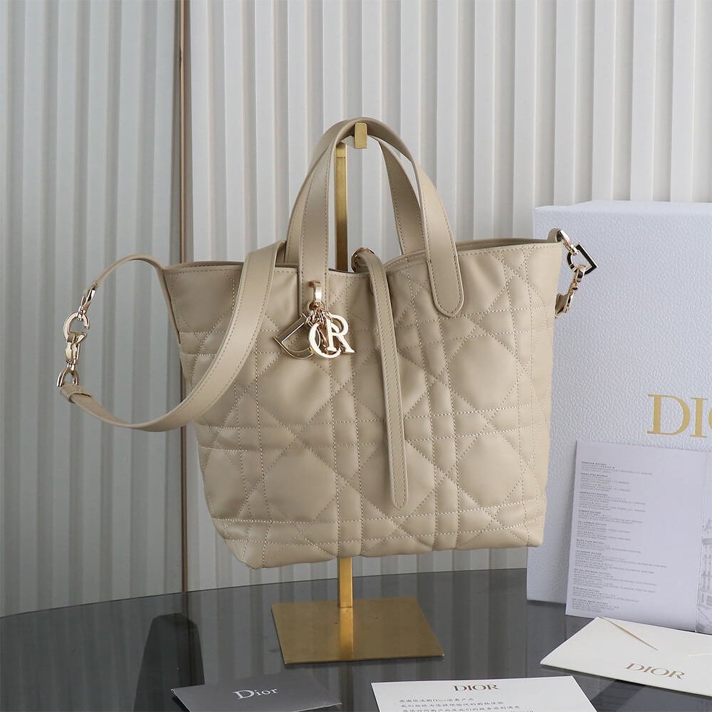 Medium Dior Toujours Vertical Tote Bag(high-end grade) - Image 6