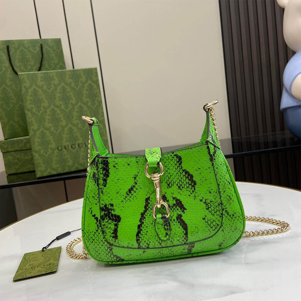 Gucci Jackie Notte python mini bag(HIGH-END GRADE) - Image 3