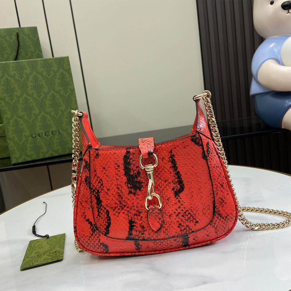 Gucci Jackie Notte python mini bag(HIGH-END GRADE) - Image 4