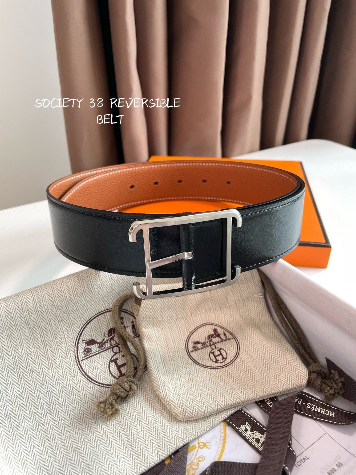 Hermes Dual Silver Belt - Image 8