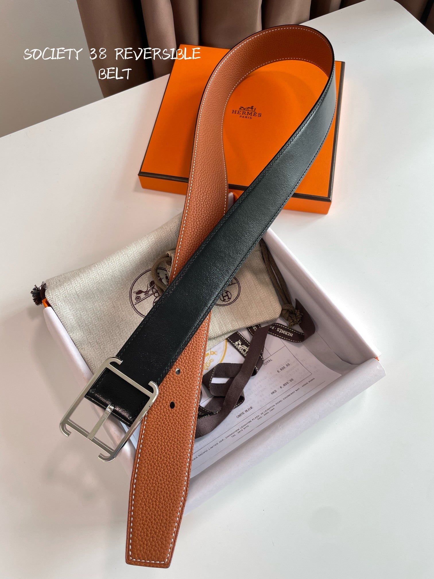 Hermes Dual Silver Belt - Image 6