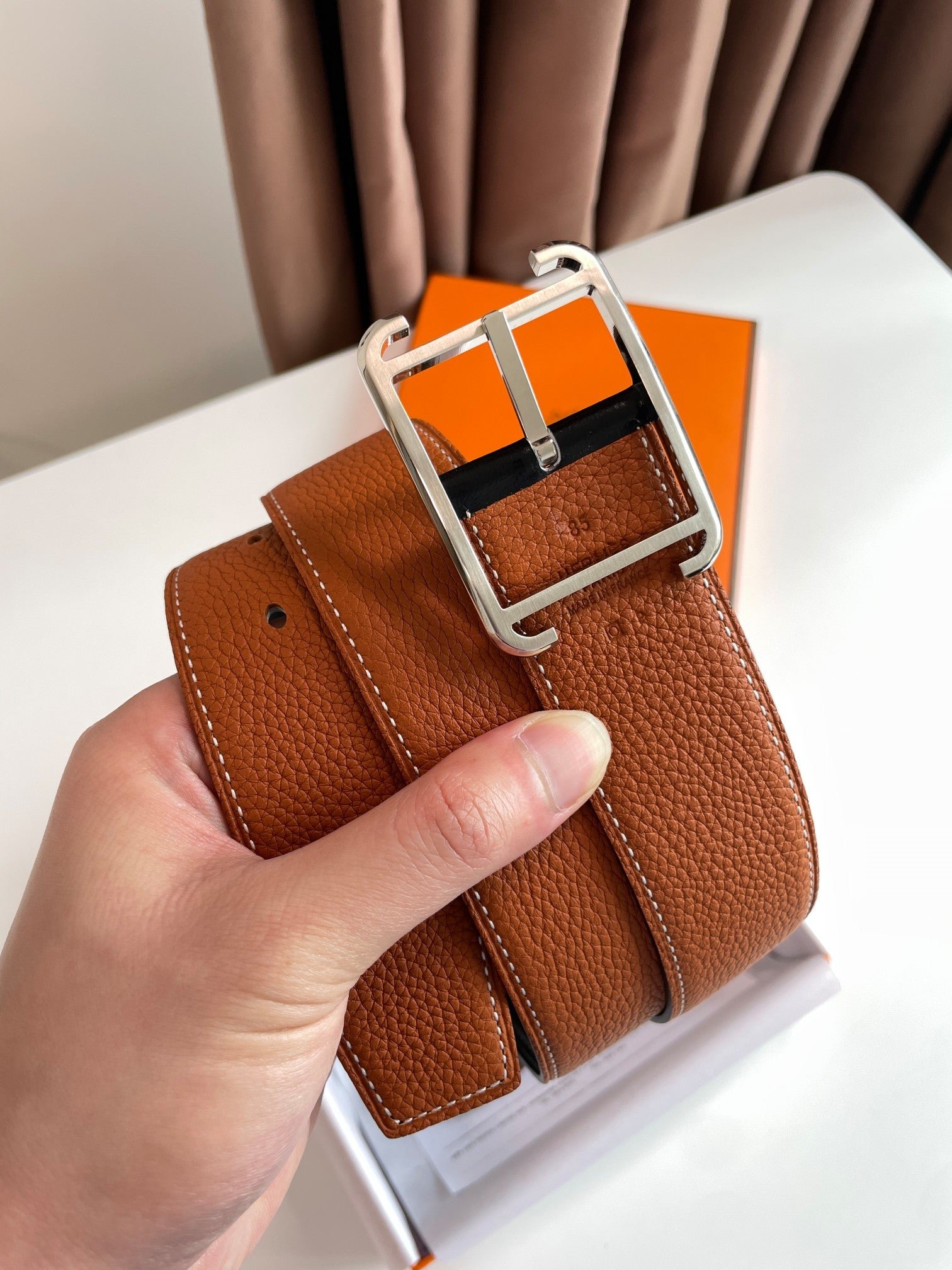 Hermes Dual Silver Belt - Image 4