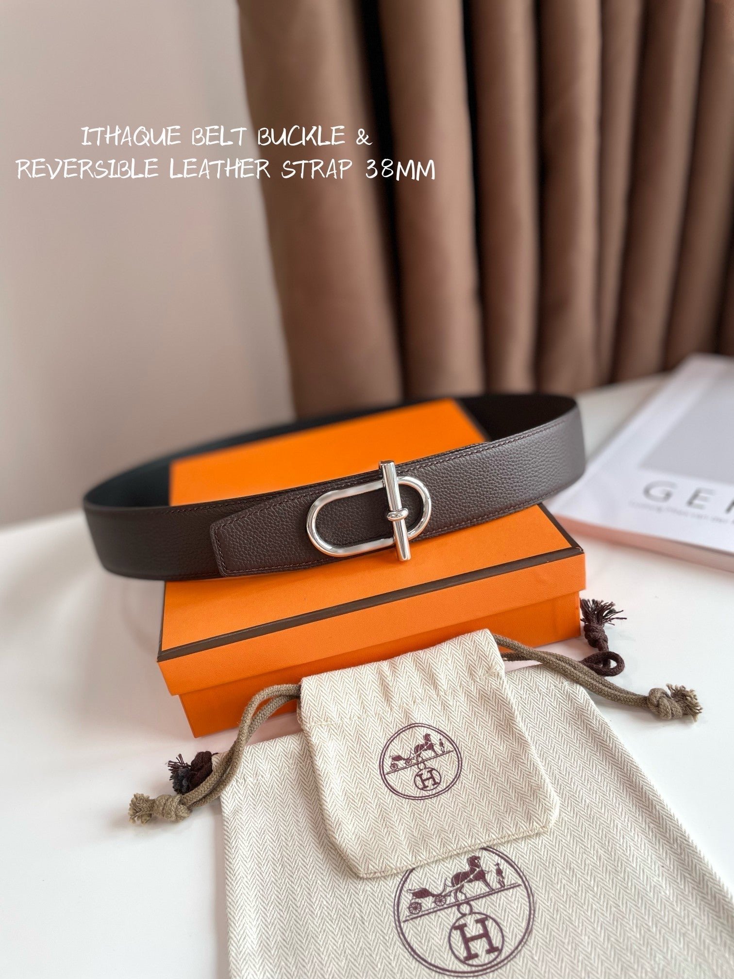 HERMES Grey Silver Belt - Image 4