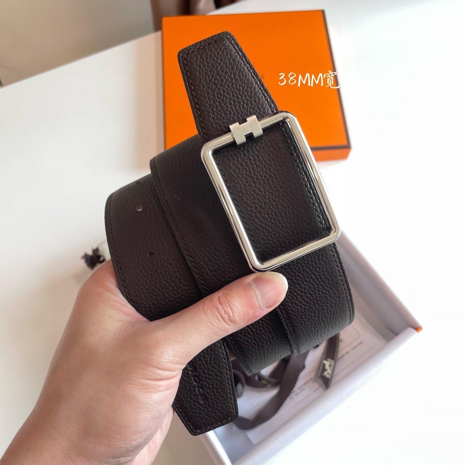 HERMES Dark Silver Belt - Image 3