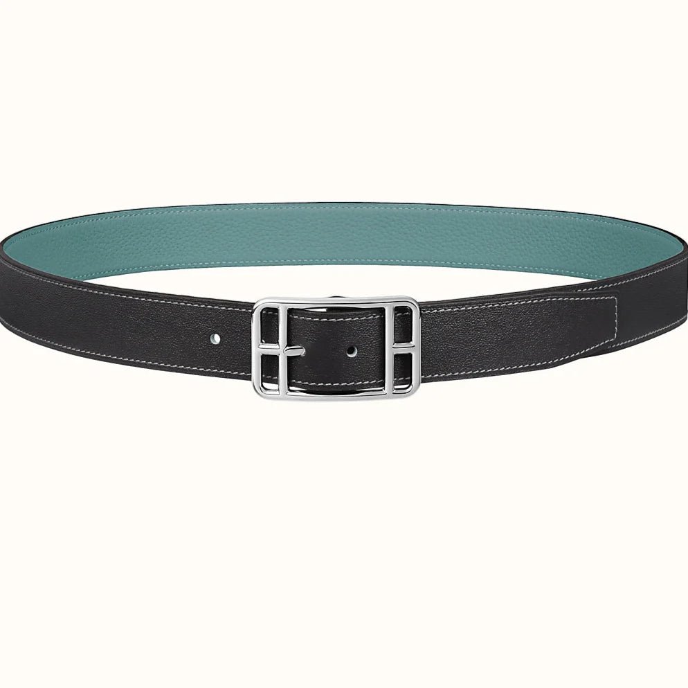 HM Cape Cod 32mm Reversible Belt Green Black Leather 187796