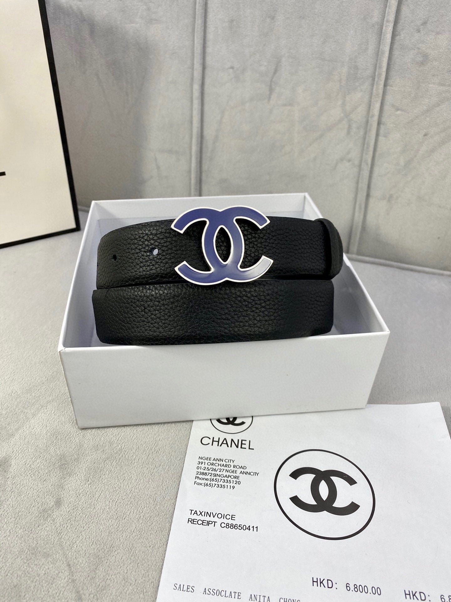 Chanel Trim Enamel Belt - Image 5