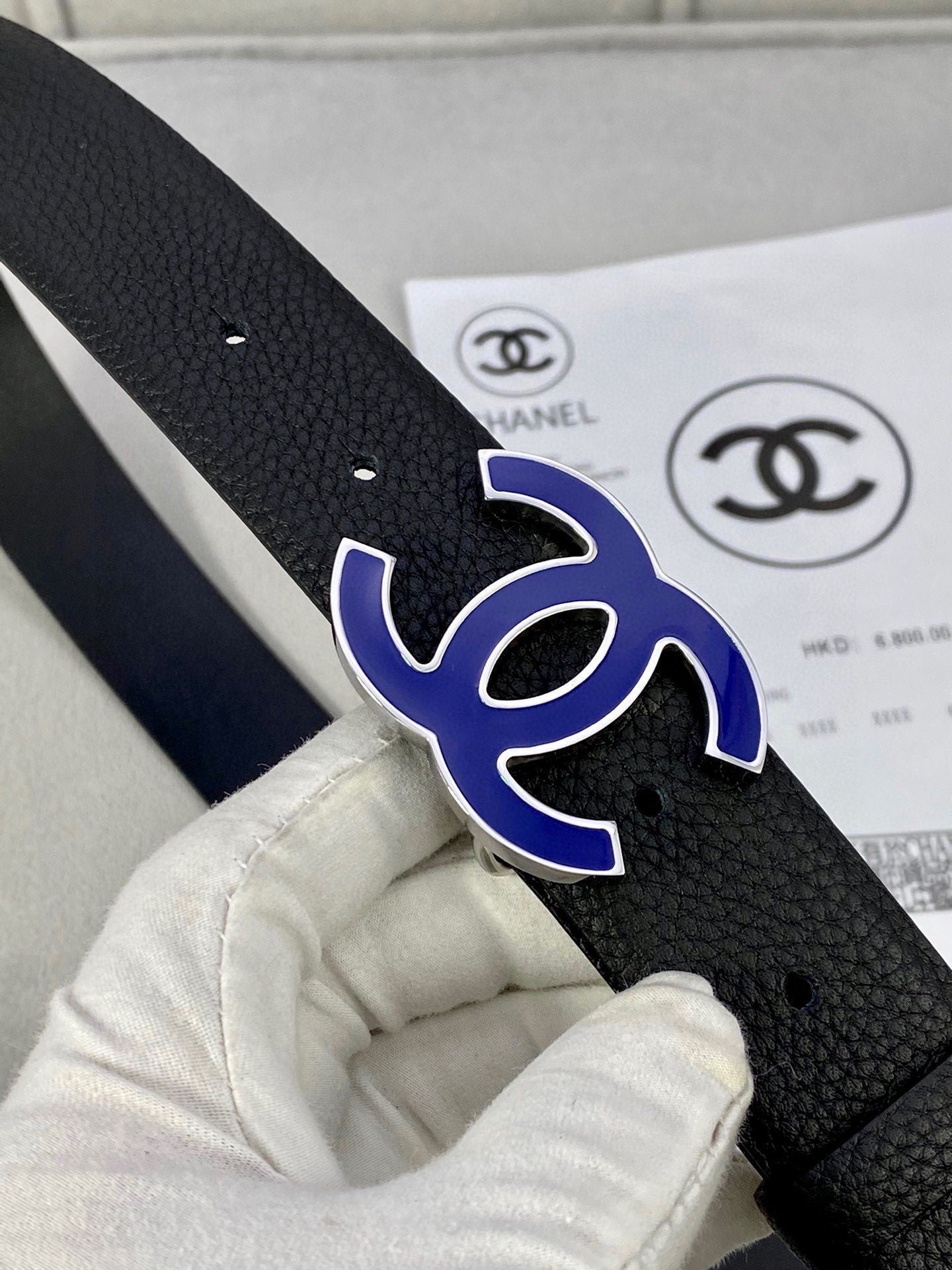 Chanel Trim Enamel Belt - Image 7