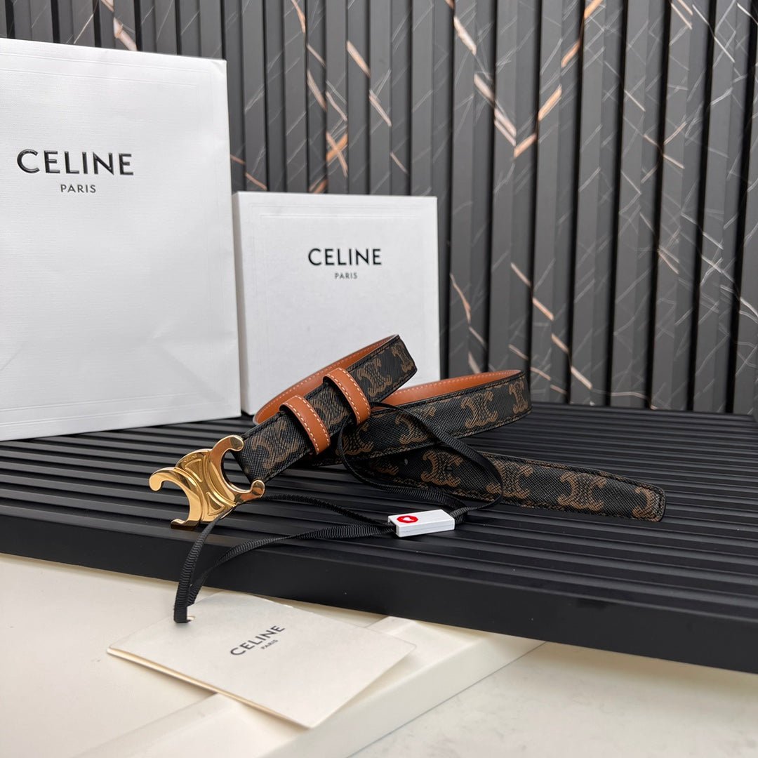 CELINE Monogram Triomphe Belt - Image 4