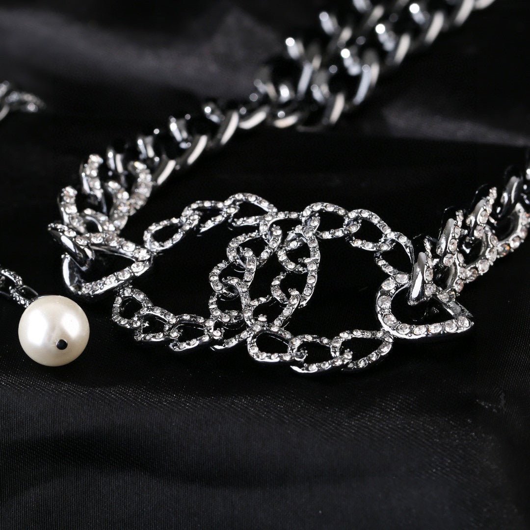 Chanel Interlock Silver Chain Belt - Image 7