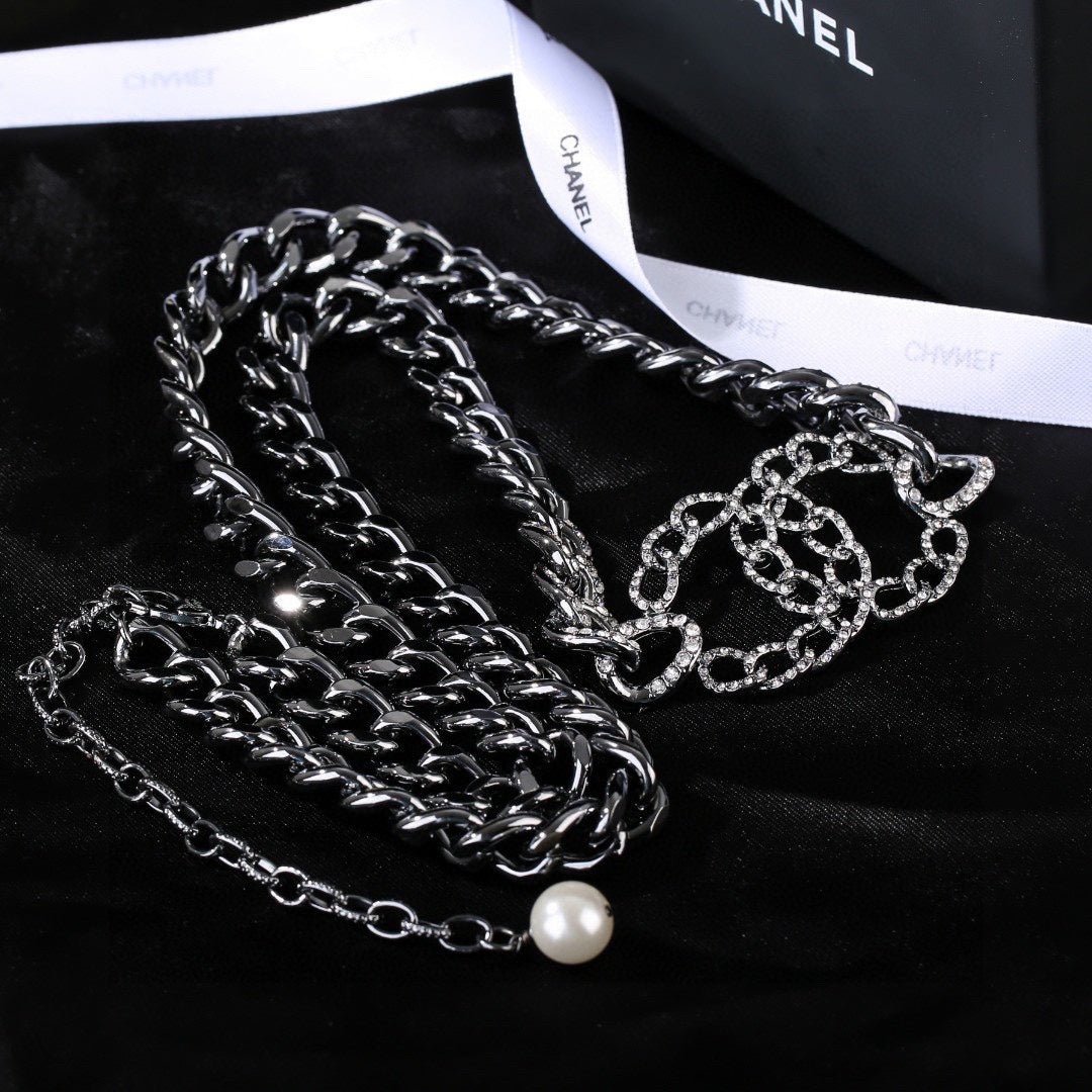 Chanel Interlock Silver Chain Belt - Image 9