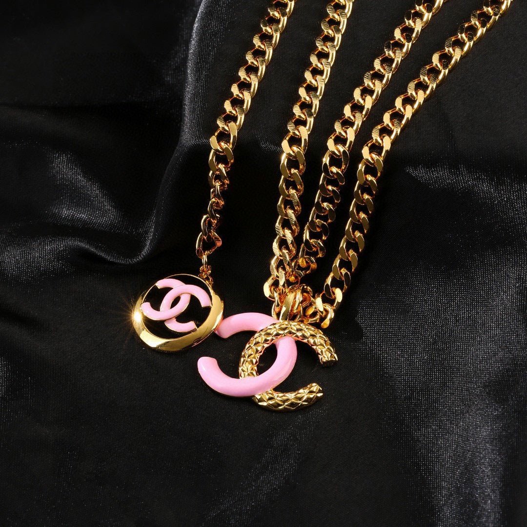 Chanel Pink CC Double Chain - Image 5