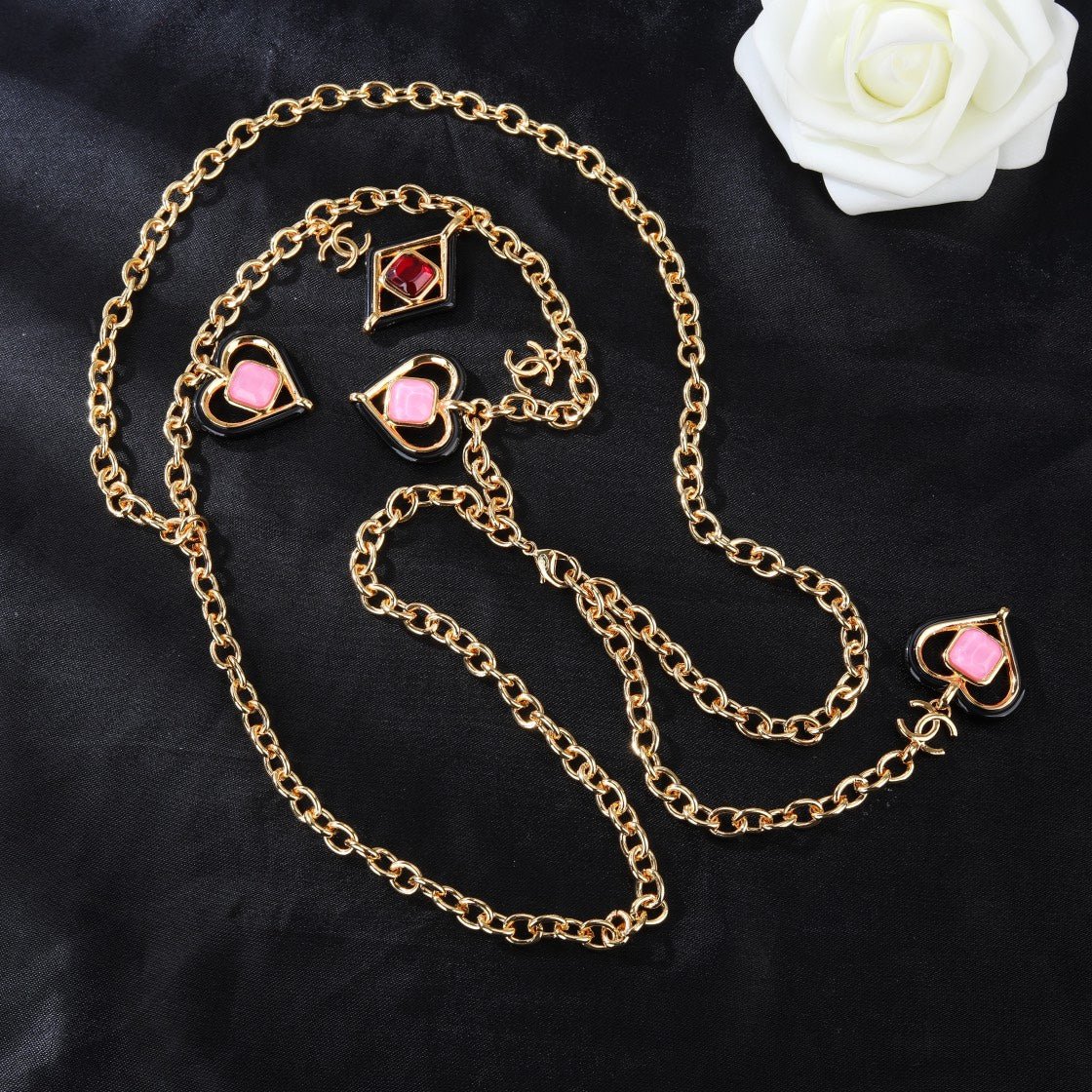 Alternative view of Chanel Heart Gem Chain