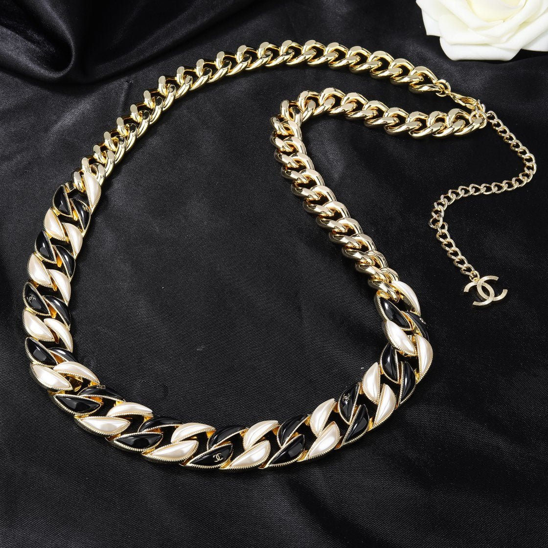 Chanel Braided Leather Chain Belt - Image 2