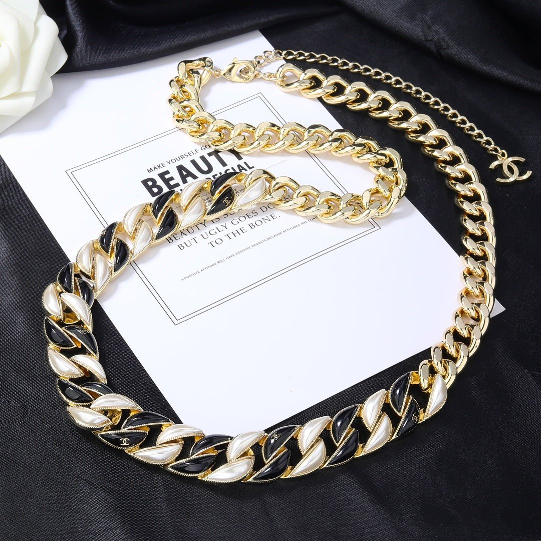Chanel Braided Leather Chain Belt - Image 6