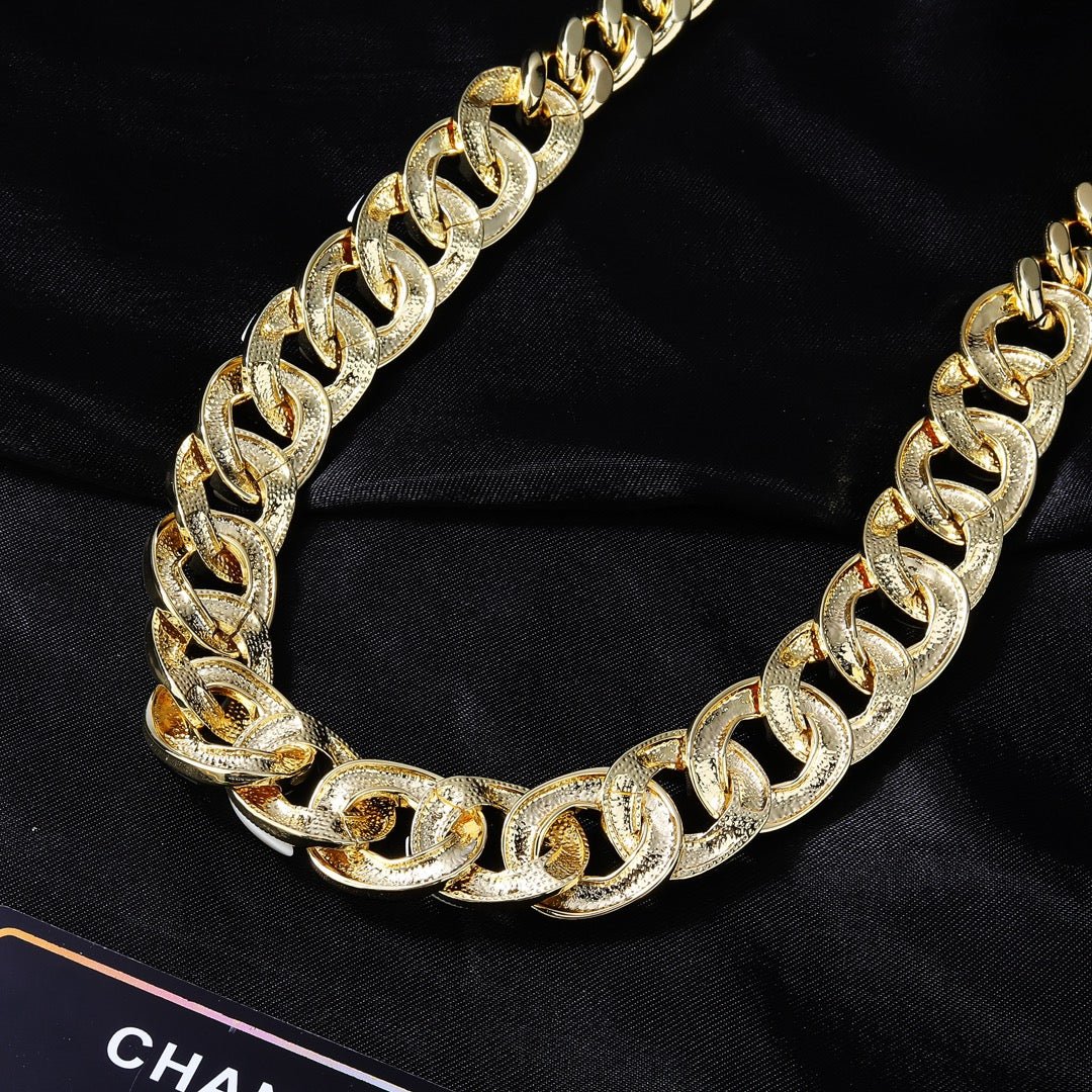 Chanel Braided Leather Chain Belt - Image 7