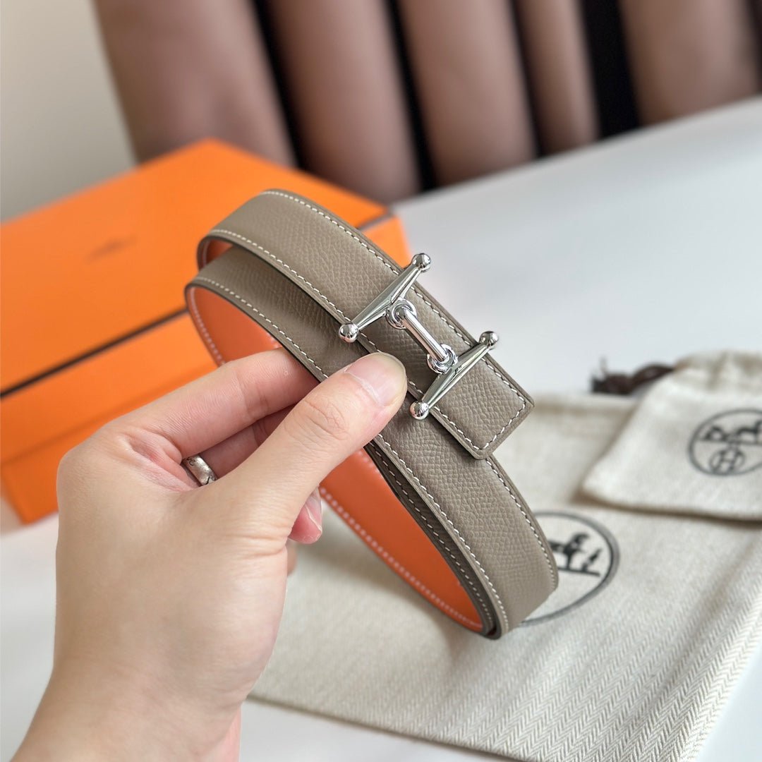 HERMES Orange Bit Belt - Image 5