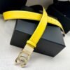 Chanel Yellow Unique Gold Belt