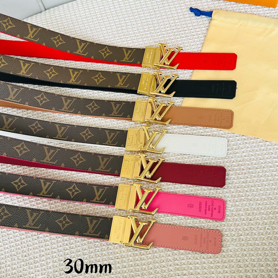 LV Canvas Classic Logo Belt - Image 9