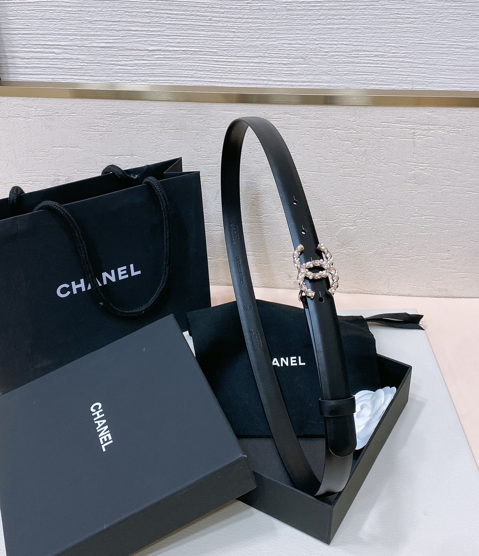 Chanel Slim Crystal Belt - Image 3