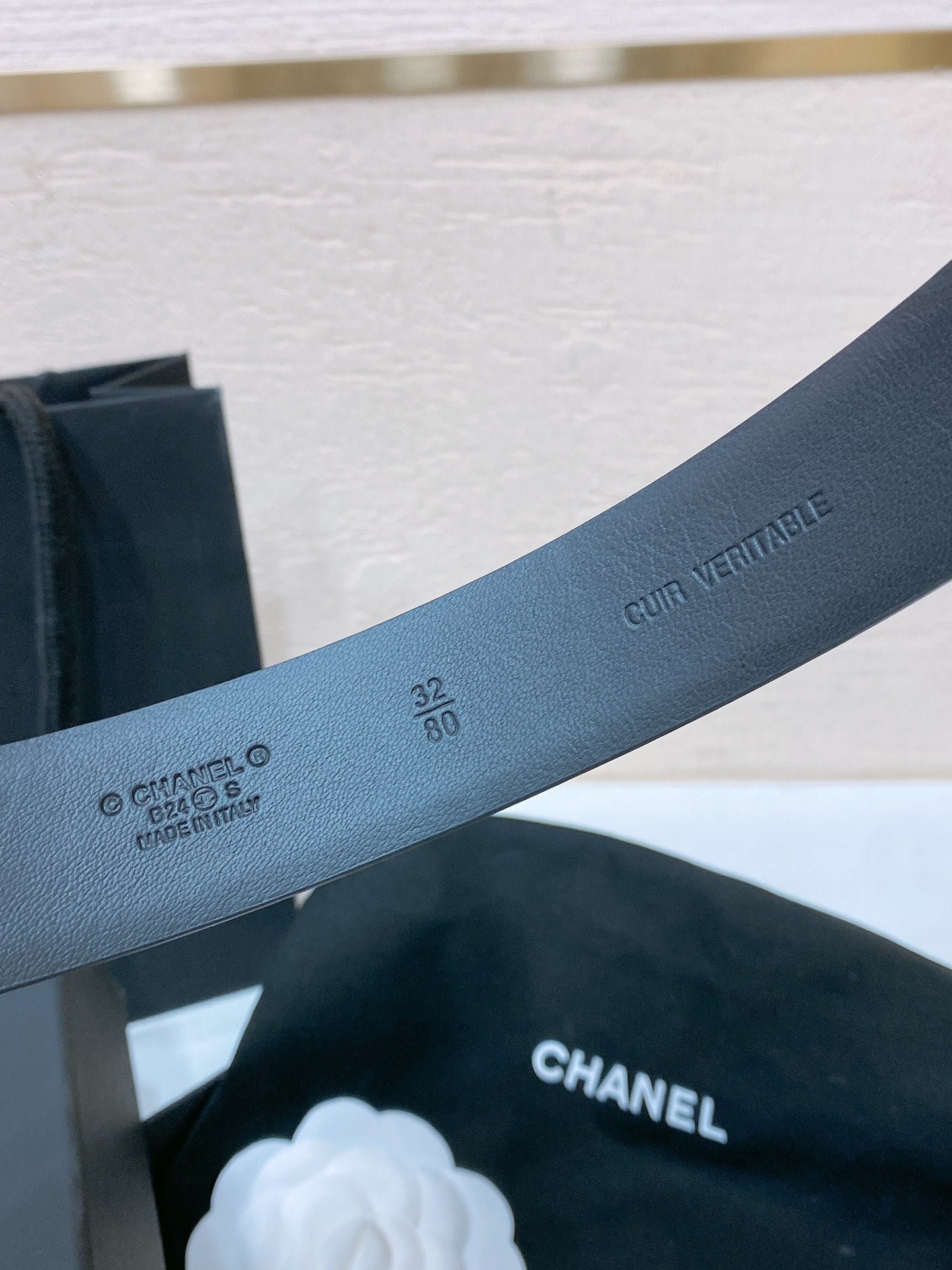Chanel Two-Tone Gold Buckle Belt - Image 3
