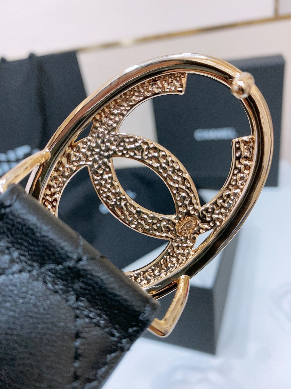 Alternative view of Chanel Quilted Leather Belt