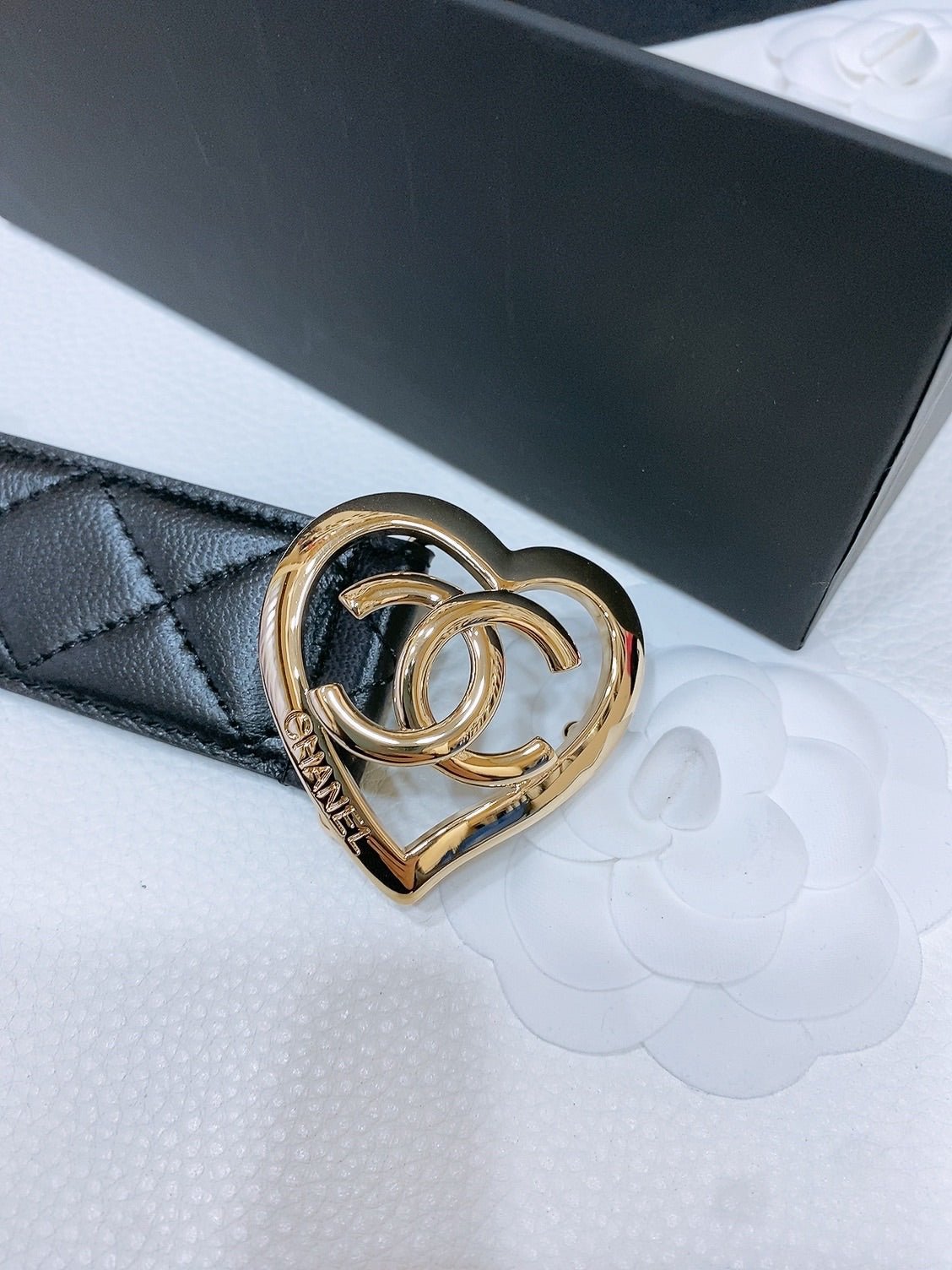 Chanel Quilted Leather Belt - Image 6