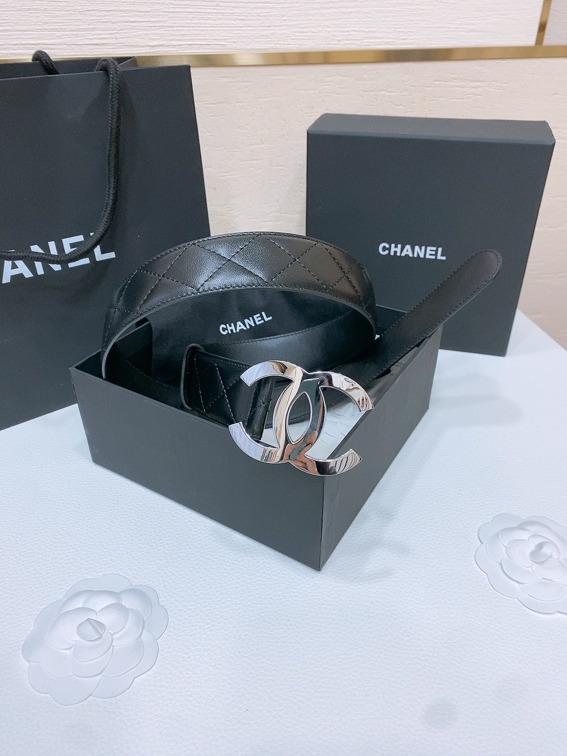 Alternative view of Chanel Quilted Leather Belt