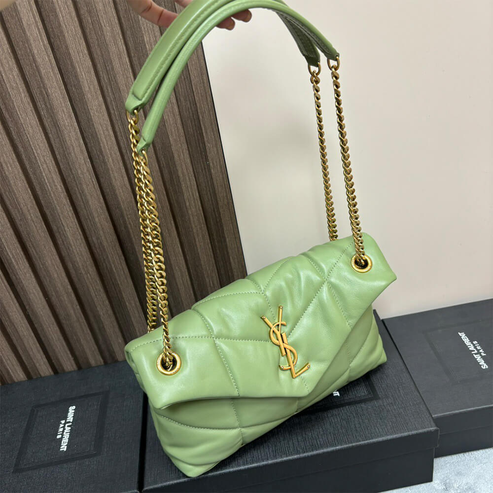 YSL PUFFER small in suede(HIGH-END GRADE) - Image 5