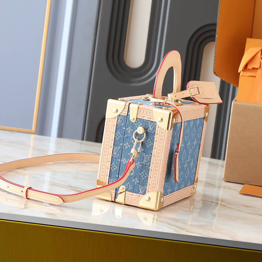 LV Petite Valise Denim Bleu - Image 8