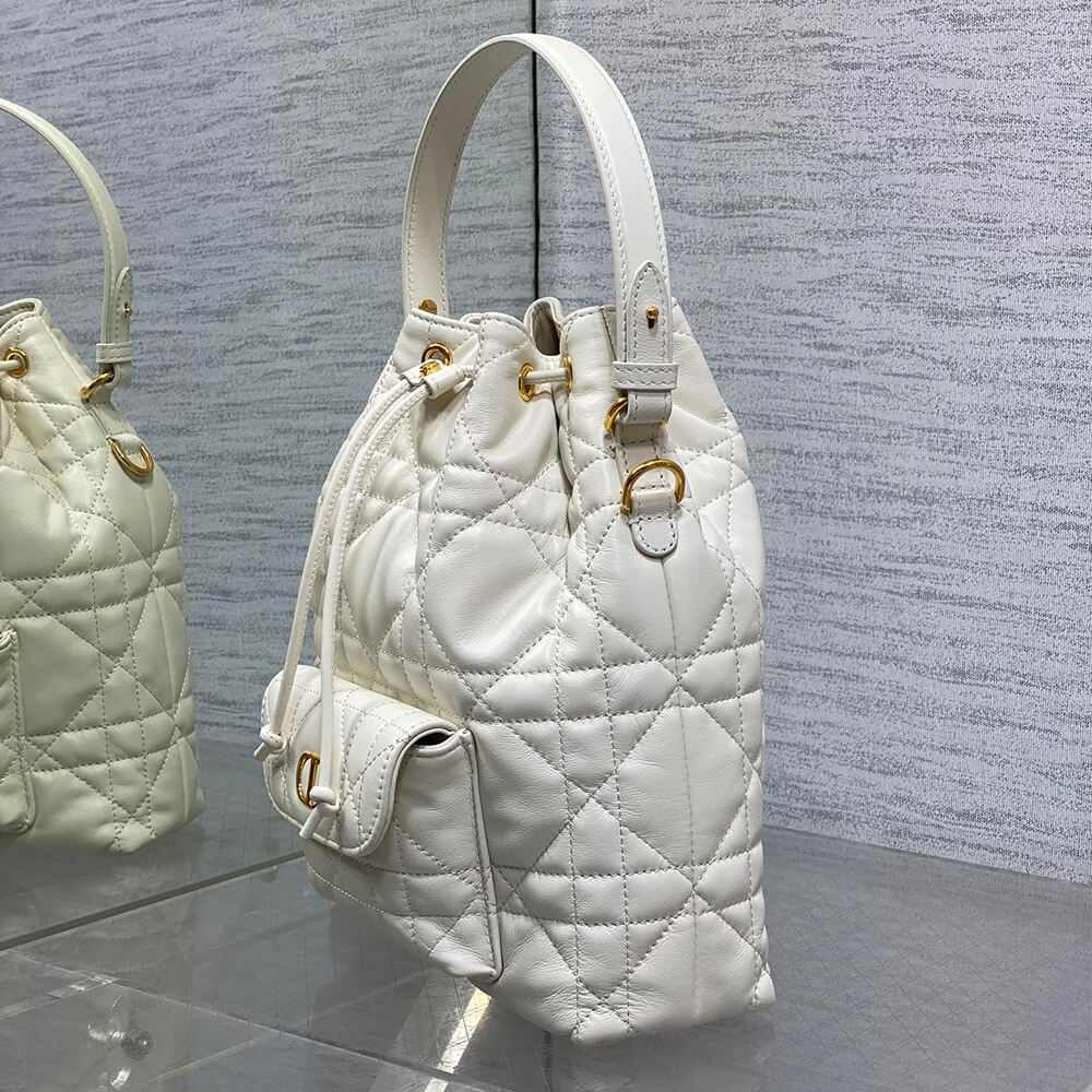Dior Caro Small Bucket Bag - Image 6