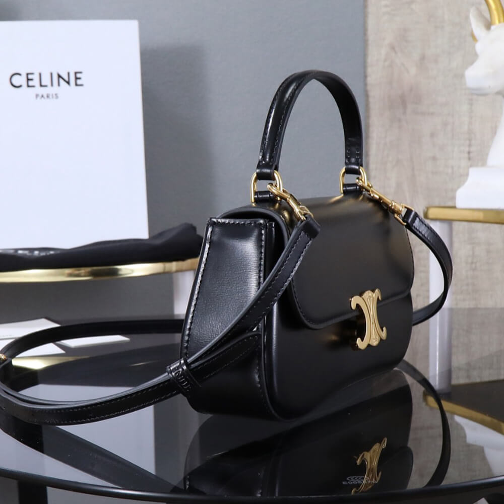 TEEN CELINE LOLA in shiny calfskin(HIGH-END GRADE) - Image 4